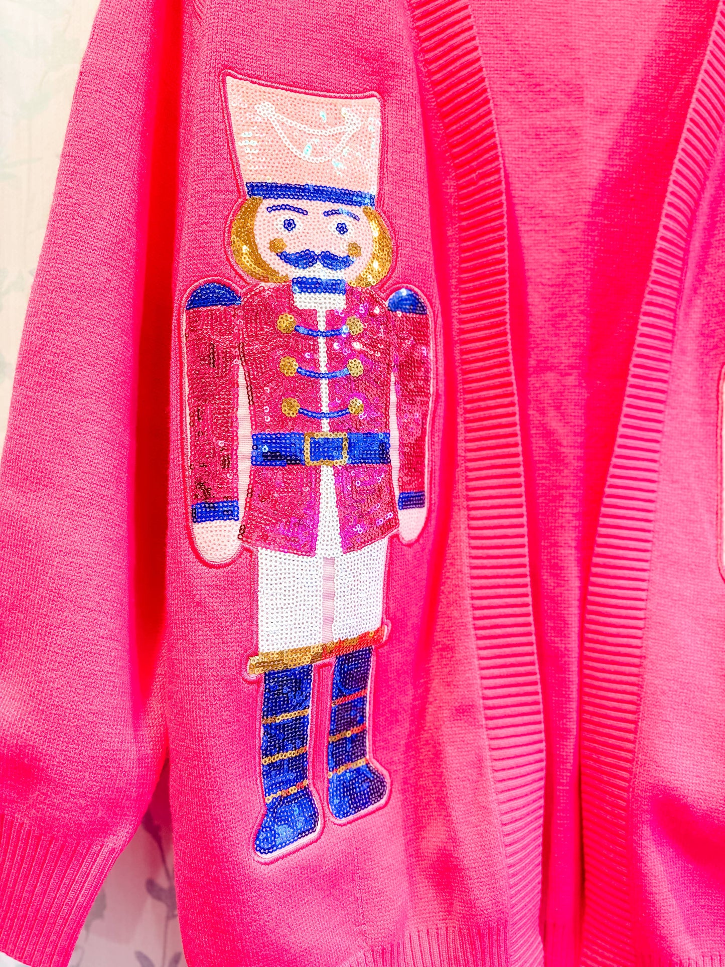 Sequin Nutcracker Cardigan