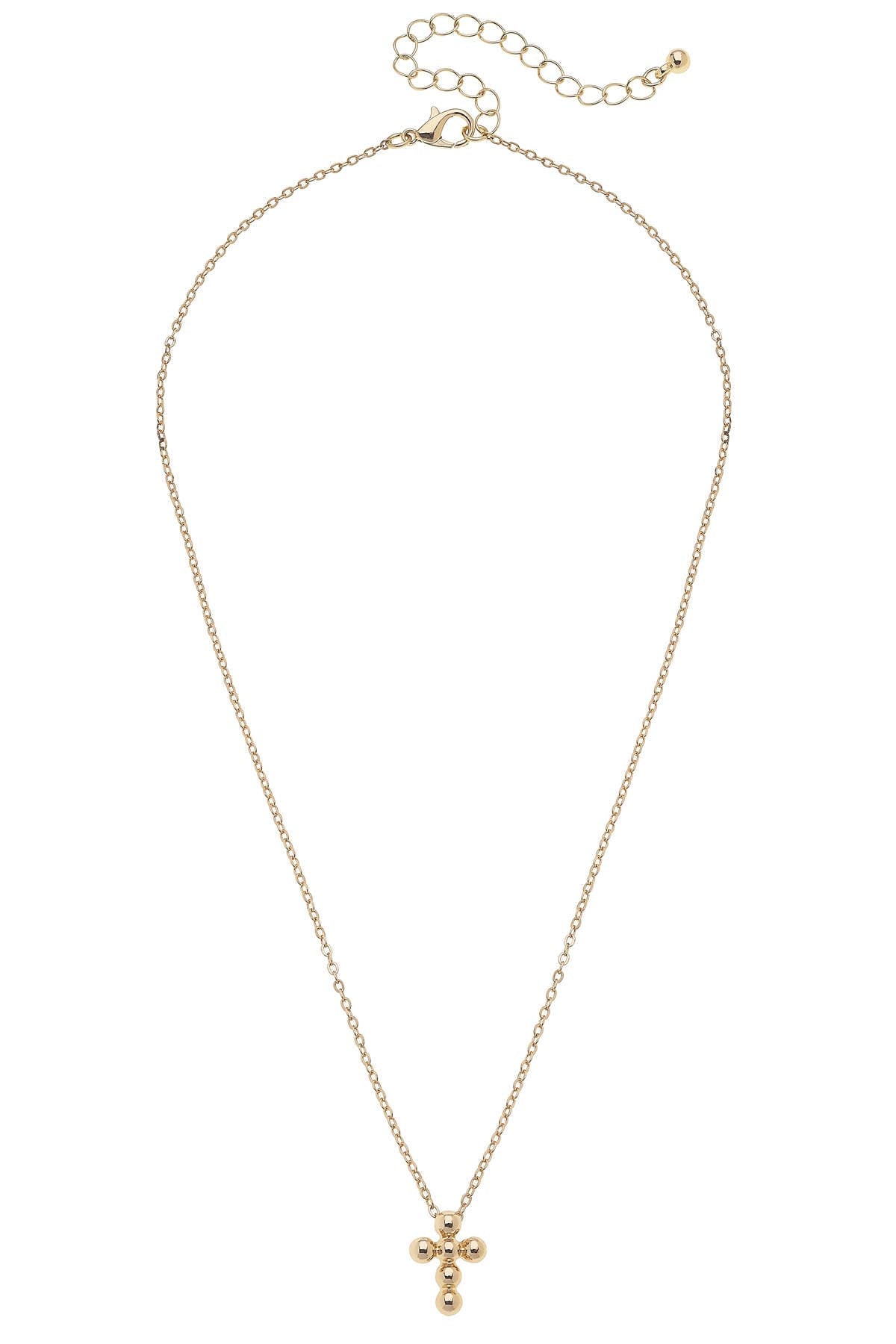 Millie Beaded Cross Necklace