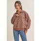 Playful Polka Dot Half-Zip
