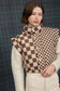 Checkered Cropped Puffer Vest