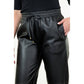 Leather Drawstring Pant