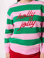 Holly Jolly Striped Classic Sweatshirt