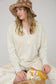 Washed Collared Knit Top