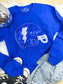Football Helmet Sweatshirt