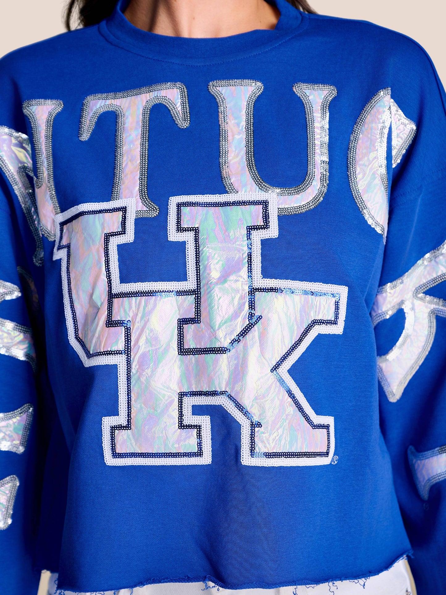 The Stadium Sequin Crewneck