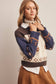Western Horse Intarsia Knit Sweater