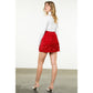 Red Sequin Skort