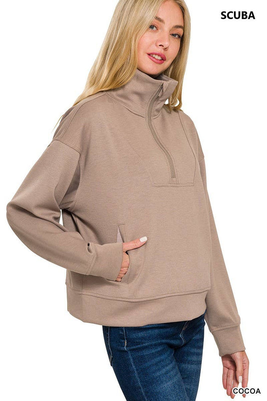 Scuba Half Zip Pullover