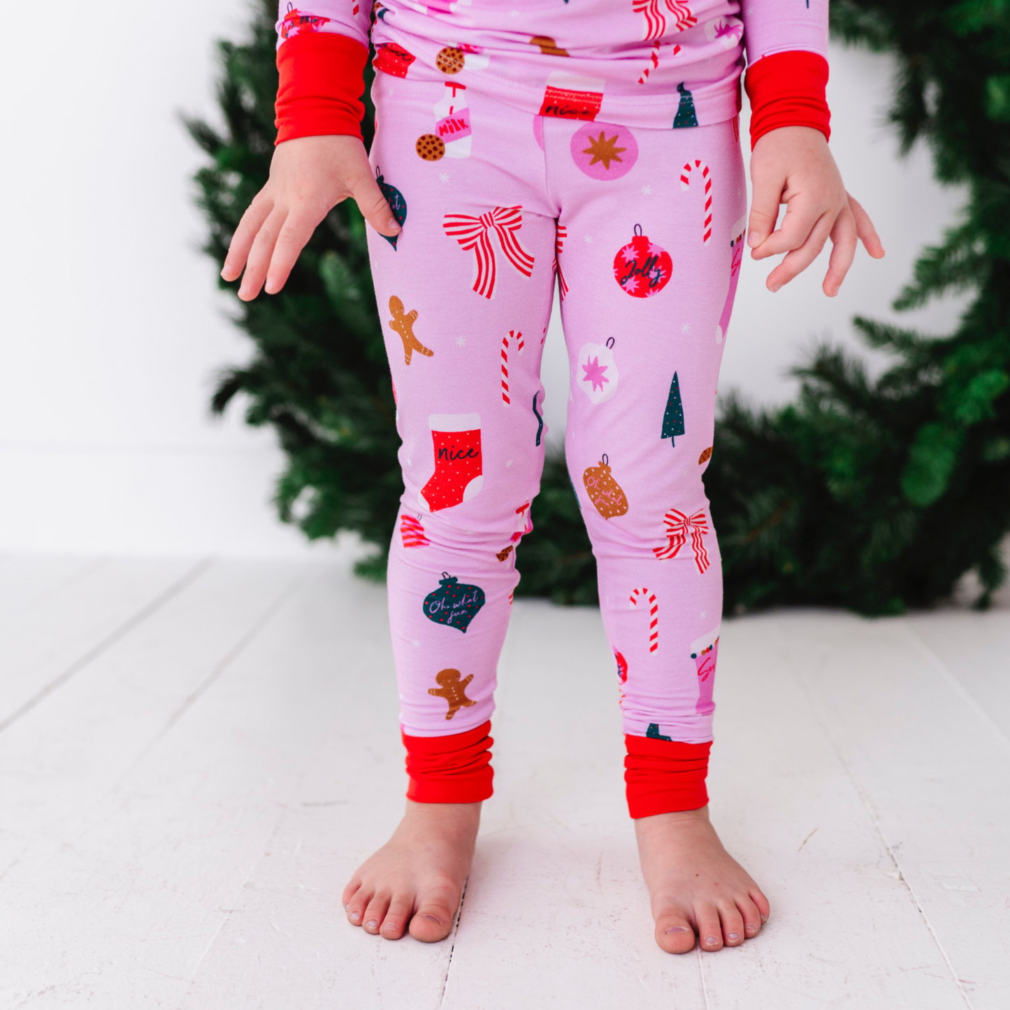 Merry Pinkmas Kids Pajamas