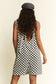 Checkered Print Shorts Romper