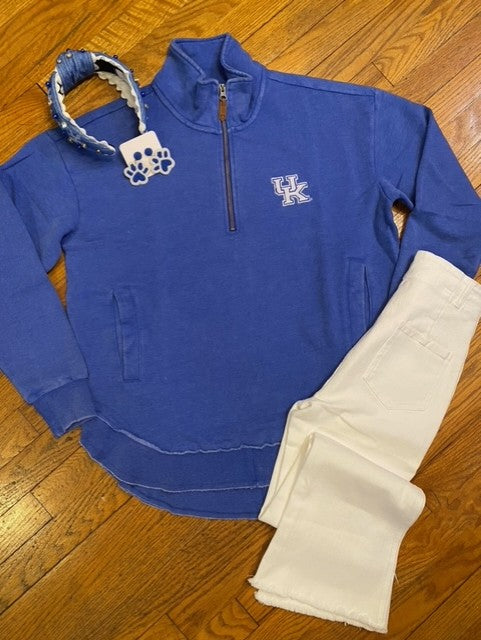 Kentucky Mock Neck Vintage Fleece