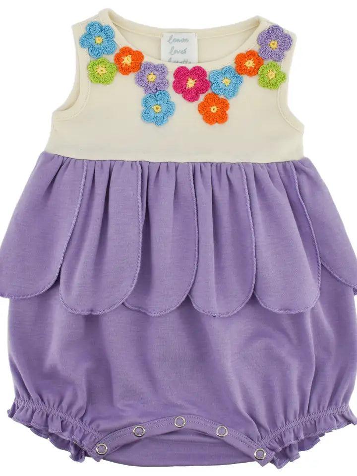 BABY EVE'S GARDEN ROMPER