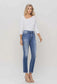 HIGH RISE SLIM STRAIGHT JEANS