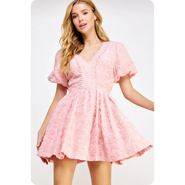 Peony Floral Mini Dress