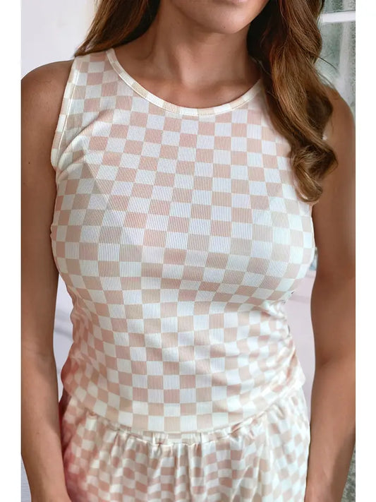 Checkered Two Piece Set
