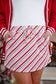 Candy Cane Stripe Skort