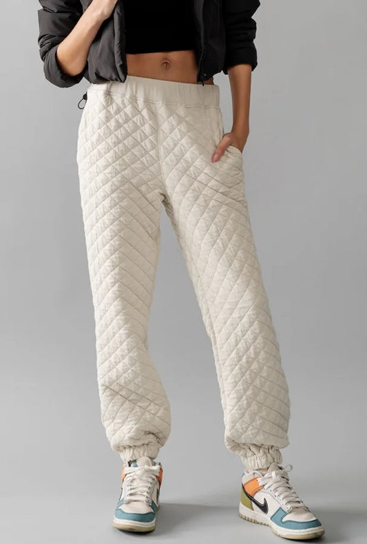 IVORY QUILTED SET